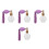 4Pcs Glass Atomizer Bottles for Perfume and Body Powder 8