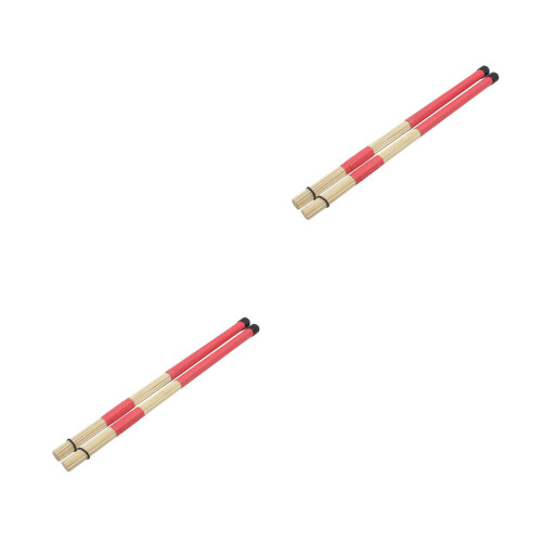 4Pcs Drumstick Set Lightweight Wooden Drum Brushes for Jazz 2
