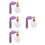 4Pcs Glass Atomizer Bottles for Perfume and Body Powder 6