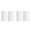 20Sets Durable Metal Snap Button Fastener Kit Silver for Various Uses 6