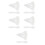 500Pcs Plastic Makeup Spatula Tool Transparent for Face Mask Use 8