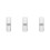 3Pcs Modern Silver Toothbrush Case Portable Organizer for Travel Use 8