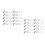 20Sets Durable Metal Snap Button Fastener Kit Silver for Various Uses 8