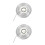 2Sets Precision Machined Silver Galvanized Car Brake Clutch Hose Kit 3