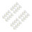 32Pcs Iron Concealed Fire Sprinkler Ceiling Plates White for Homes 4