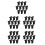 50Pcs Black Plastic Fixed Bracket for Circuit Breaker Versatile Use 9