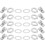 20Sets Durable Metal Snap Button Fastener Kit Silver for Various Uses 3