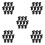 50Pcs Black Plastic Fixed Bracket for Circuit Breaker Versatile Use 7