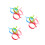 12Pcs Reusable Silicone Omelet Mold Multi Color Nonstick Egg Rings 5