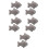 10Pcs Cast Iron Fish Kitchen Iron Supplement Vegan Safe Cooking Aid 5