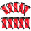 40Pcs Red Fire Extinguisher Balloon Inflatable Foil Party Backdrop 3