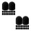 100Pcs Black Silicone Replacement Stylus Nibs for Tablets Smartphones 5