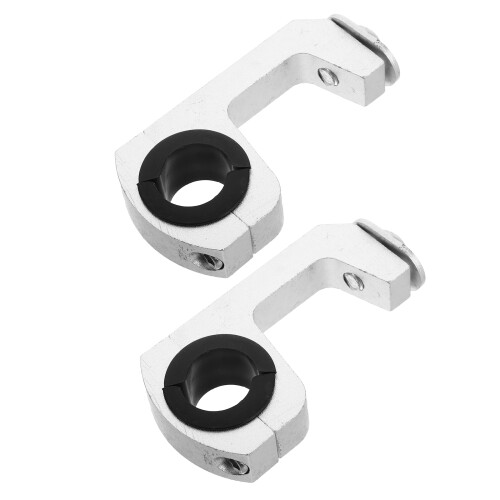10Pcs Silver Handlebar Mount Bracket for Motorcycle Handguard Clamps
