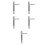 5Pcs Durable Stainless Steel Indexing Pins Spring Loaded for Home 5