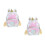2Pcs Travel Backpack Sequins School Student Daypack 7