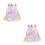 2Pcs Travel Backpack Sequins School Student Daypack 8