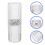 3Pcs Modern Silver Toothbrush Case Portable Organizer for Travel Use 11
