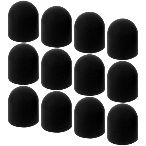 100Pcs Black Silicone Replacement Stylus Nibs for Tablets Smartphones 1