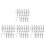 84Pcs Metal Switch Repair Kit for Electrical Box Use 9