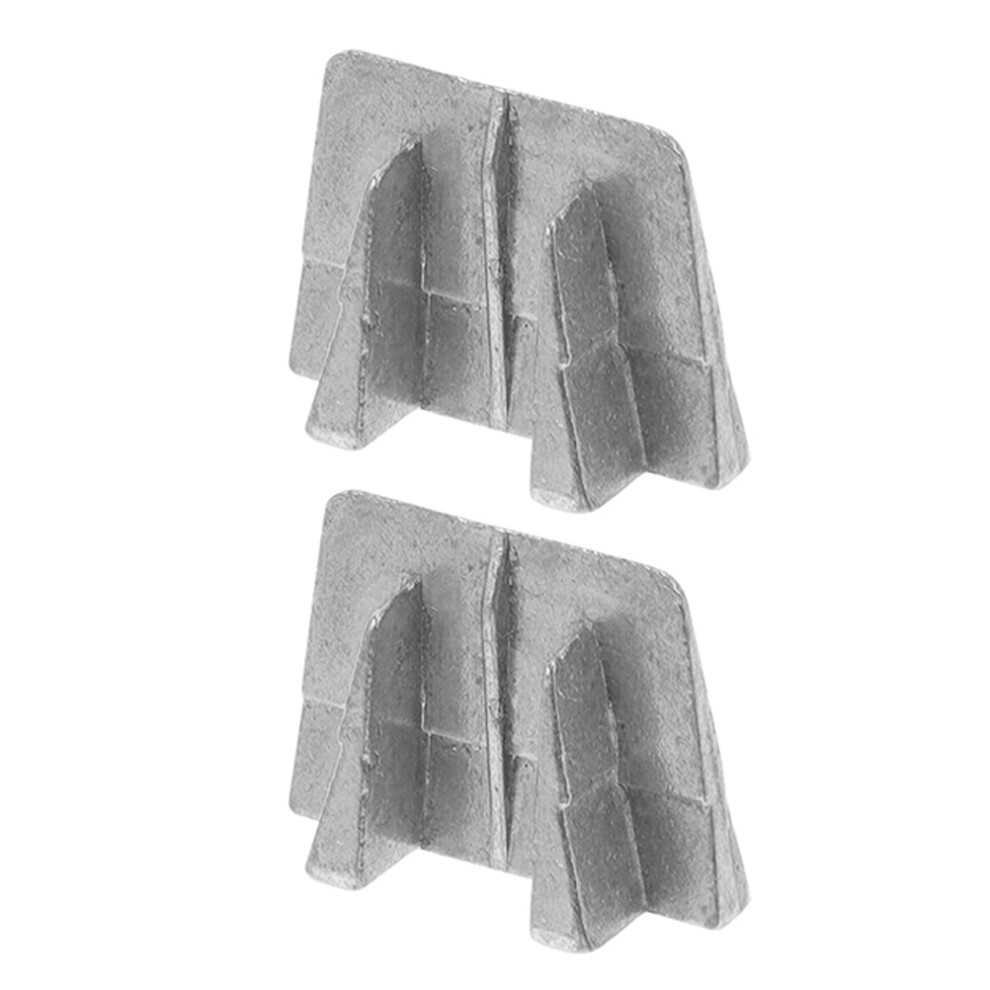 10Pcs Silver Handle Wedges Aluminum Durable Metal Fixing Set For Tools 3591302823918