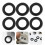 30Pcs Practical Rubber Cable Grommets Black with Easy Installation 10