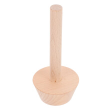 4Pcs Wooden Tart Pushers Smooth Surface Egg Patty Molds for Baking