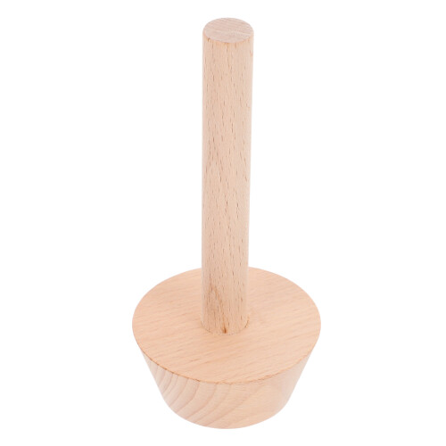 4Pcs Wooden Tart Pushers Smooth Surface Egg Patty Molds for Baking