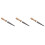 3Pcs Durable Graphite Hole Enlarger Lampwork Glass Casting Tool Set 4