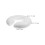 2Pcs Reusable Memory Foam Massage Chair Headrest White Face Cushion 3