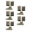15Pcs Durable Resin Pillbox Models for Sand Table Landscape Decor 5