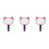 3Pcs Handheld Multi Color Dry Erase Board Paddles for Classroom Use 5
