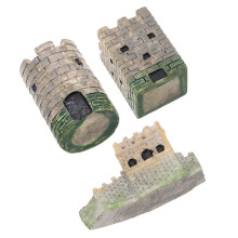15Pcs Durable Resin Pillbox Models for Sand Table Landscape Decor