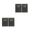 4Pcs Small Daily Planner Notepad Paper PU Black for Task Scheduling 4