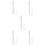 5Sets White Tattooing Pens Plastic Markers for Precise Eyebrow Mapping 10