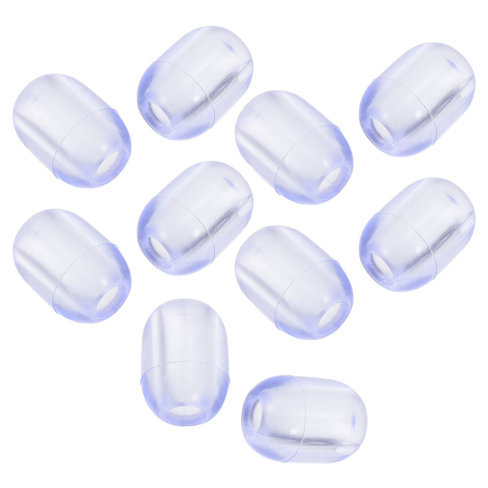 50Pcs Kitchen Sink Rack Rubber Feet Anti Slip Transparent Wire Bumpers 3591302825981