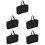 5Pcs Multi-Function Black Oxford Cloth Music Stand Carrying Bags 7