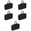 5Pcs Multi-Function Black Oxford Cloth Music Stand Carrying Bags 8