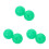 6Pcs Silicone fork Stand Green for Meditation Sound Use 4