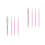 2Sets Pink Cosmetic Tattooing Pen Eyebrow Mapping Tool 9