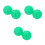 6Pcs Silicone fork Stand Green for Meditation Sound Use 5