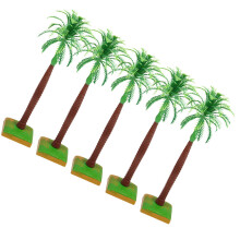 15Pcs Multi Use Coconut Tree Dessert Toppers Mini Cake Picks for Party