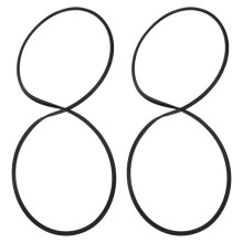 4Pcs Sturdy Rubber Salon Chair Base Gaskets for Stability and Safety