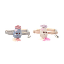 4Pcs Washable Adjustable Dog Training Collars with Bells for Pets