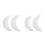4Pcs White Foam Craft Balls Moon Shape for Eid DIY Decorations and Art 7