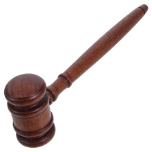 4Pcs Brown Mini Wooden Gavel Set Toy for Kids Judge Cosplay