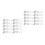 20Sets Durable Metal Snap Button Fastener Kit Silver for Various Uses 7