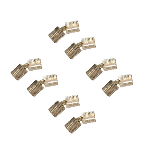 8Pcs Copper Hidden Cabinet Hinges 180 Opening Angle Durable DIY Use 2