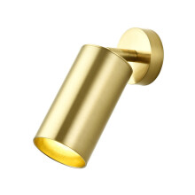 2Pcs Golden Metal LED Spotlights for Store Home Aluminum Alloy