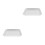 2Pcs Durable Aluminum Alloy Pizza Crisper Pan Oven Baking Tray 10