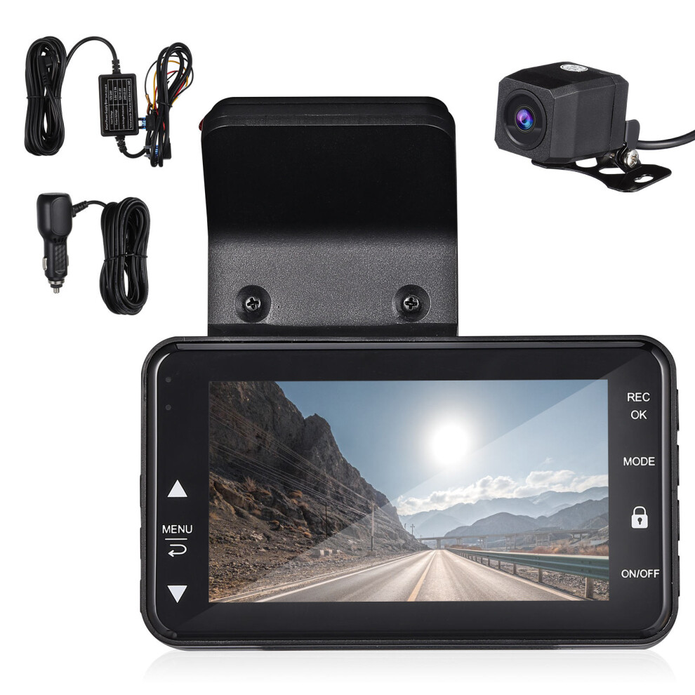 2Pcs Front And Rear Dash Cam For Cars With Gps, Wifi, And Parking Mode 3603166602551